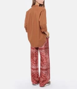 XIRENA Chemise Beau Coton Rouille 9 XIRENA Chemise Beau Coton Rouille -Majestic Filatures shop xiren look20211102 319