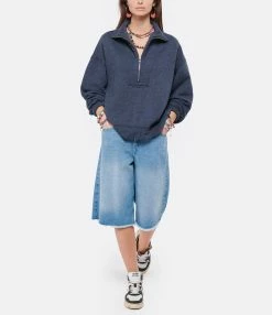 XIRENA Pull Oliver Bleu Navy 8 XIRENA Pull Oliver Bleu Navy -Majestic Filatures shop xiren look20220125 350