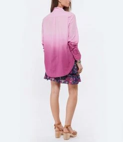 XIRENA Chemise Beau Ombre Coton Rose 9 XIRENA Chemise Beau Ombre Coton Rose -Majestic Filatures shop xiren look20220126 66
