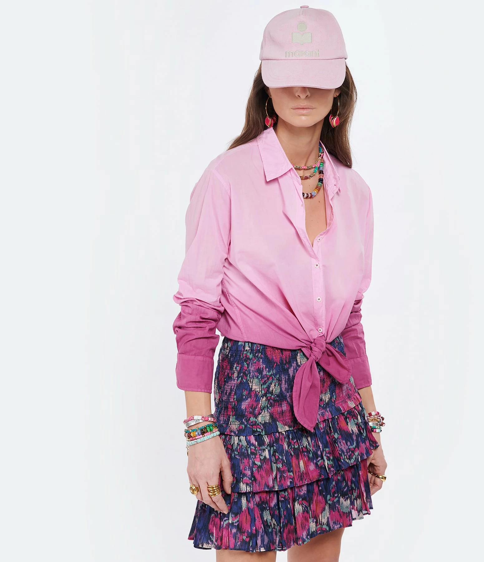 XIRENA Chemise Beau Ombre Coton Rose 3 XIRENA Chemise Beau Ombre Coton Rose – Image 3