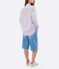 XIRENA Chemise Beau Coton Lilas -Majestic Filatures shop xiren look20220607 51 scaled