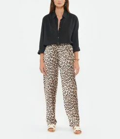 XIRENA Chemise Beau Coton Noir -Majestic Filatures shop xiren look20220608 50