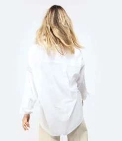 XIRENA Chemise Sydney Coton Blanc -Majestic Filatures shop xiren look20230117 126