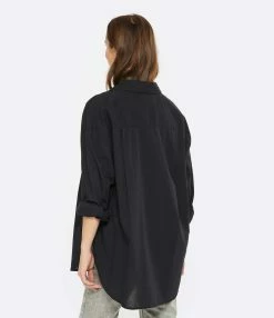 XIRENA Chemise Sydney Coton Noir 8 XIRENA Chemise Sydney Coton Noir -Majestic Filatures shop xiren look20230118 332