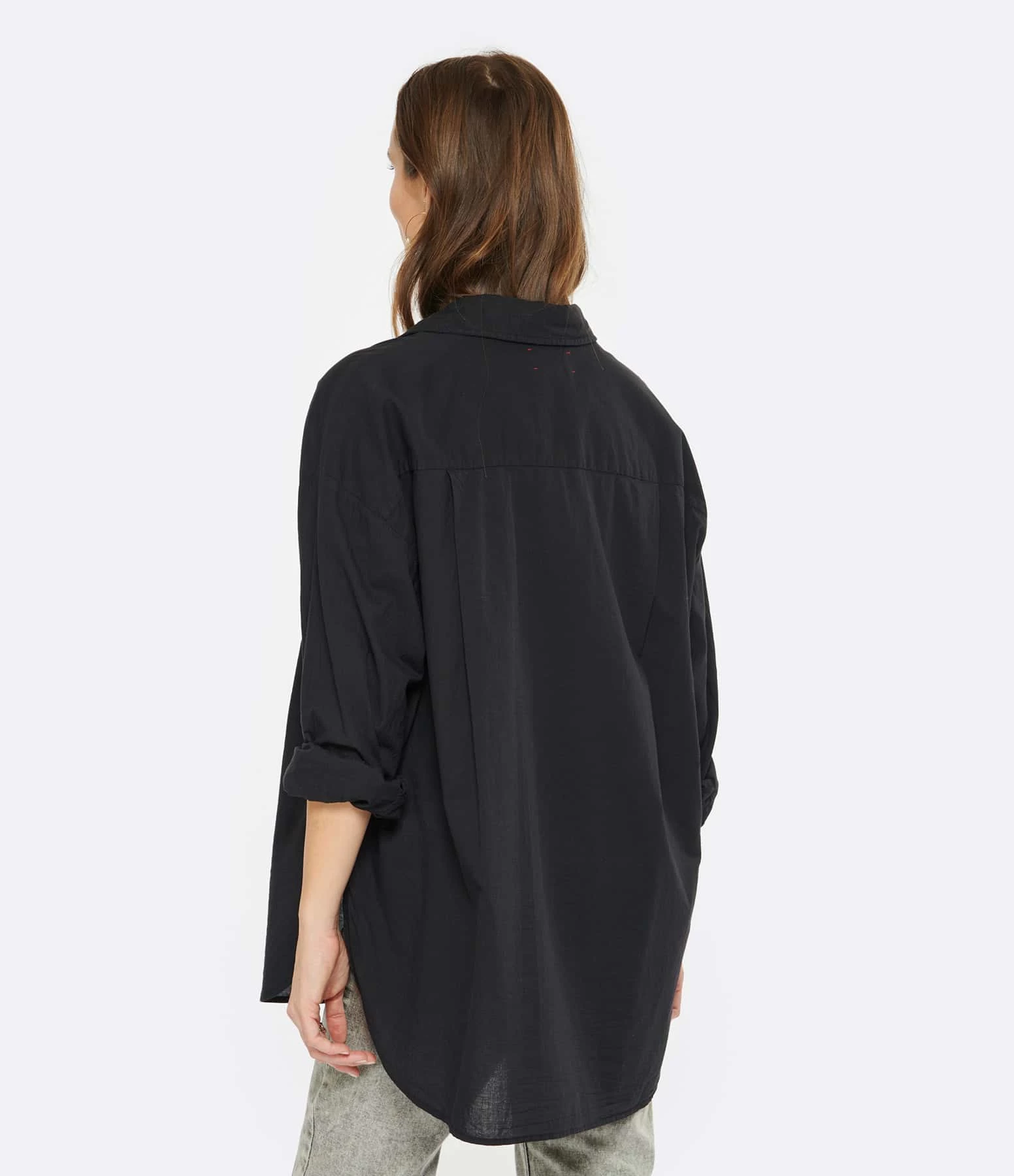 XIRENA Chemise Sydney Coton Noir 4 XIRENA Chemise Sydney Coton Noir – Image 4
