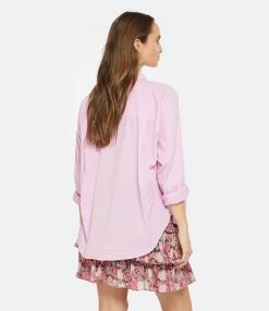 XIRENA Chemise Zoey Coton Rose Lavande -Majestic Filatures shop xiren look20230118 342