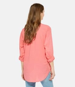 XIRENA Chemise Beau Coton Corail 8 XIRENA Chemise Beau Coton Corail -Majestic Filatures shop xiren look20230118 399