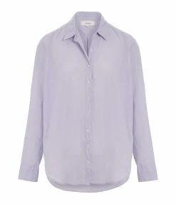 XIRENA Chemise Beau Coton Lilas