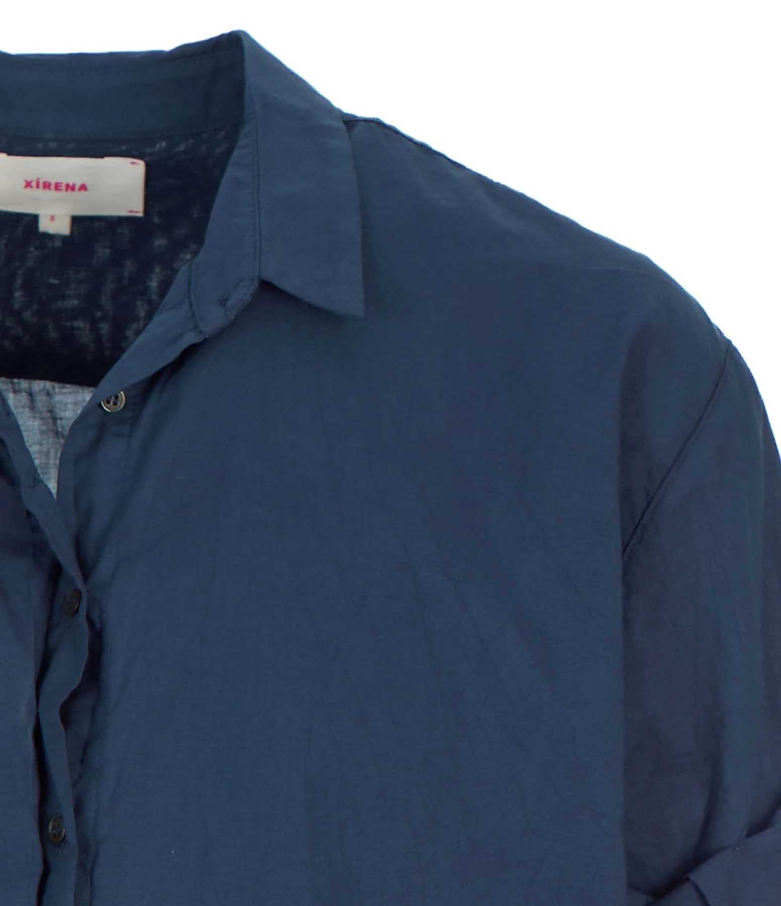 XIRENA Chemise Channing Coton Bleu Navy 2 XIRENA Chemise Channing Coton Bleu Navy – Image 2