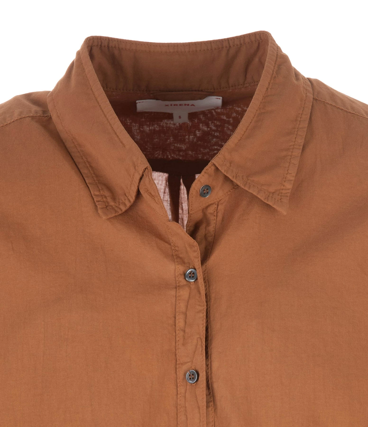 XIRENA Chemise Beau Coton Rouille 2 XIRENA Chemise Beau Coton Rouille – Image 2