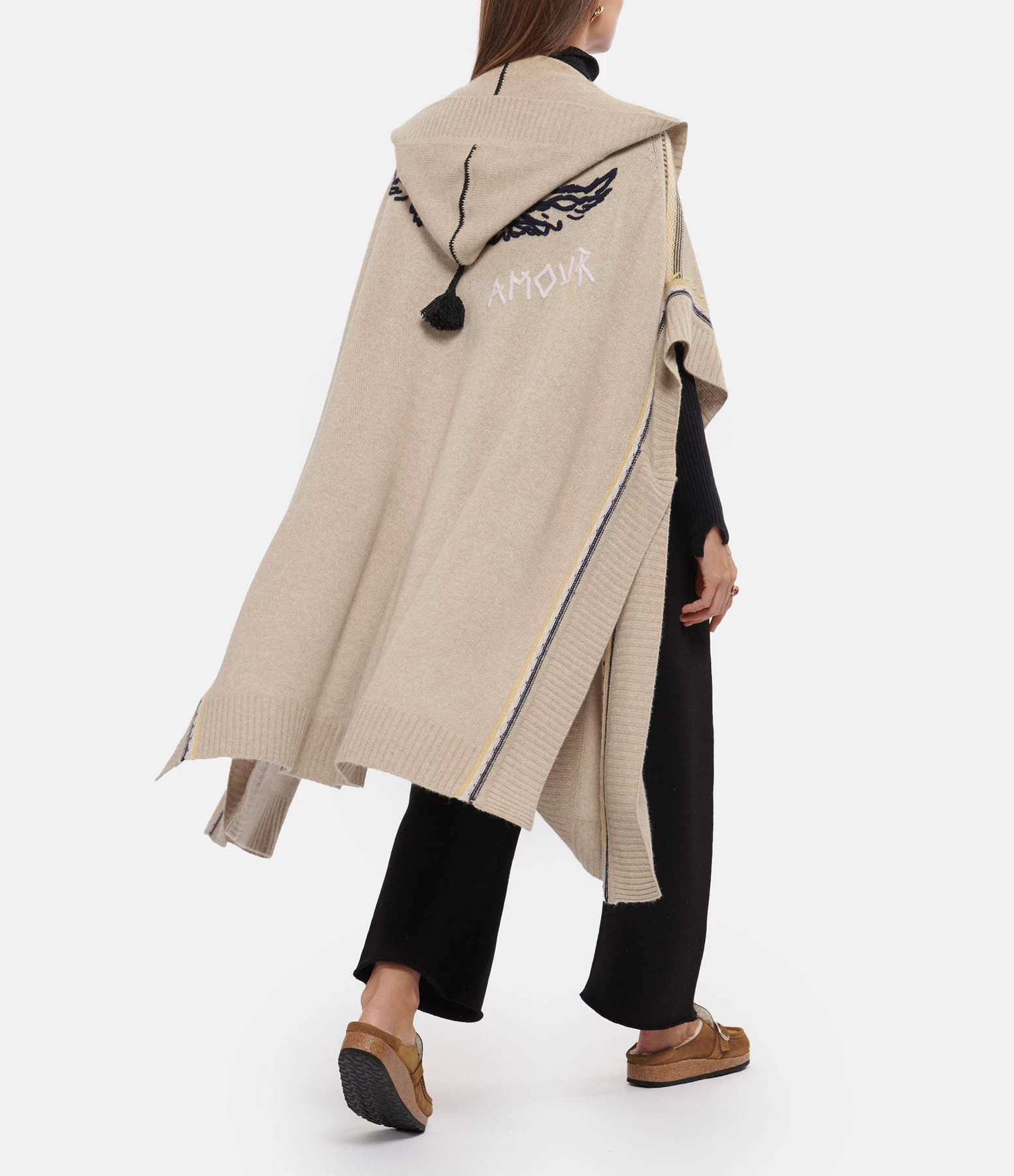 Zadig & Voltaire Gilet Inna Cachemire Beige Sugar 5 Zadig & Voltaire Gilet Inna Cachemire Beige Sugar – Image 5