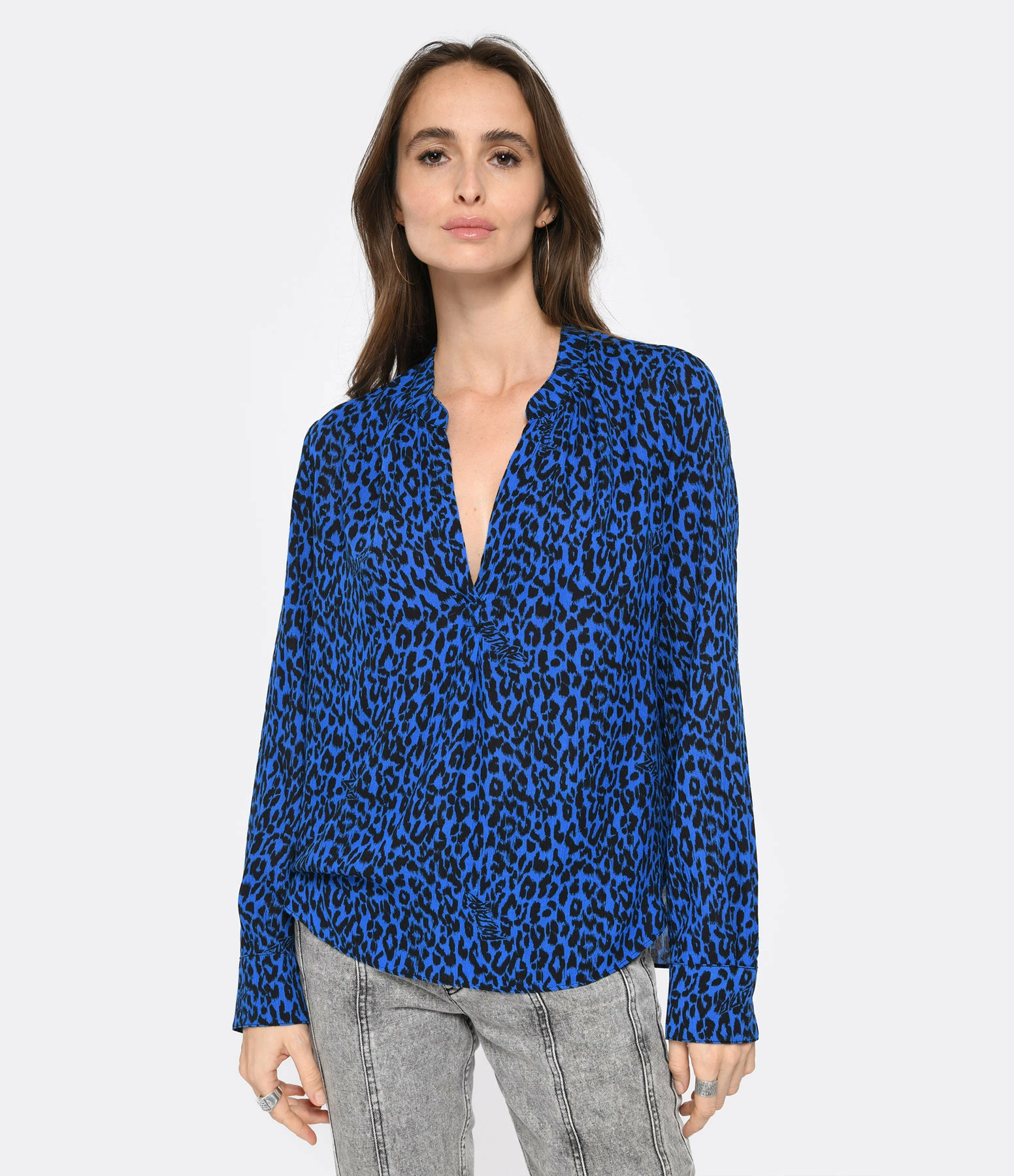 Zadig & Voltaire Blouse Tink Azur 3 Zadig & Voltaire Blouse Tink Azur – Image 3