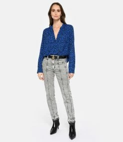 Zadig & Voltaire Blouse Tink Azur 8 Zadig & Voltaire Blouse Tink Azur -Majestic Filatures shop zadig look20221215 207