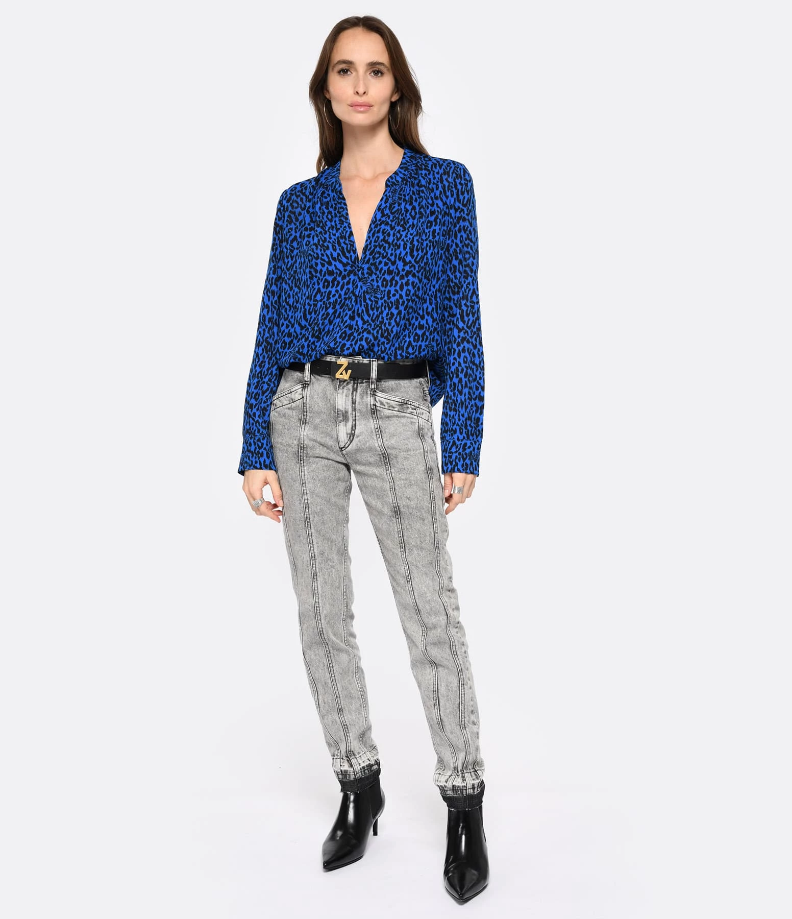 Zadig & Voltaire Blouse Tink Azur 4 Zadig & Voltaire Blouse Tink Azur – Image 4