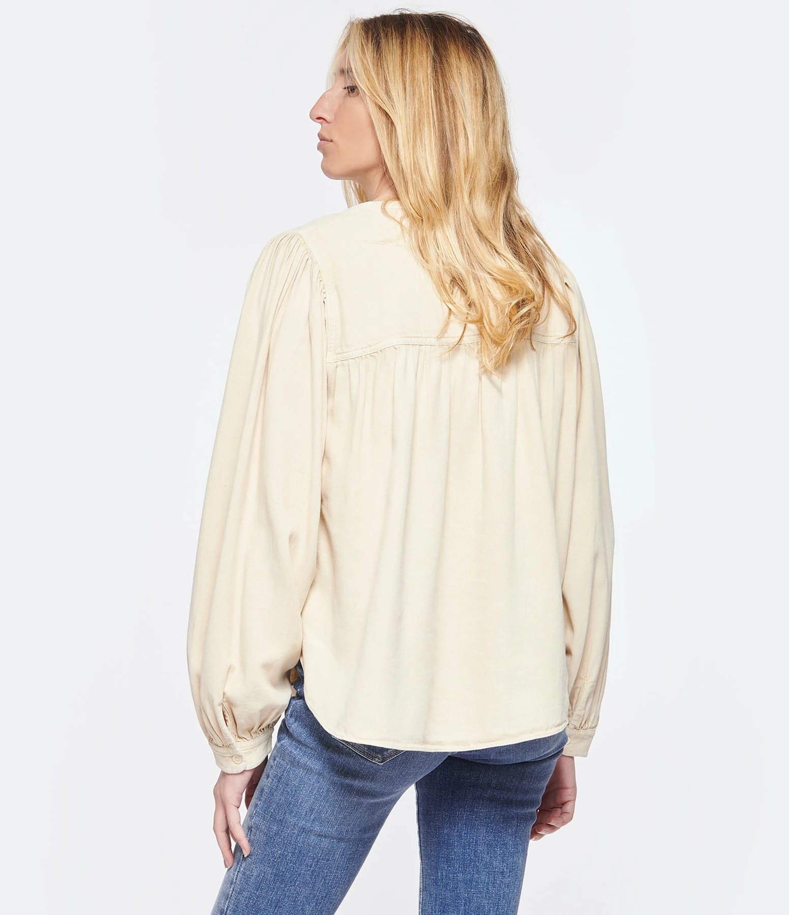 Zadig & Voltaire Blouse Tigy Coton Sugar 5 Zadig & Voltaire Blouse Tigy Coton Sugar – Image 5