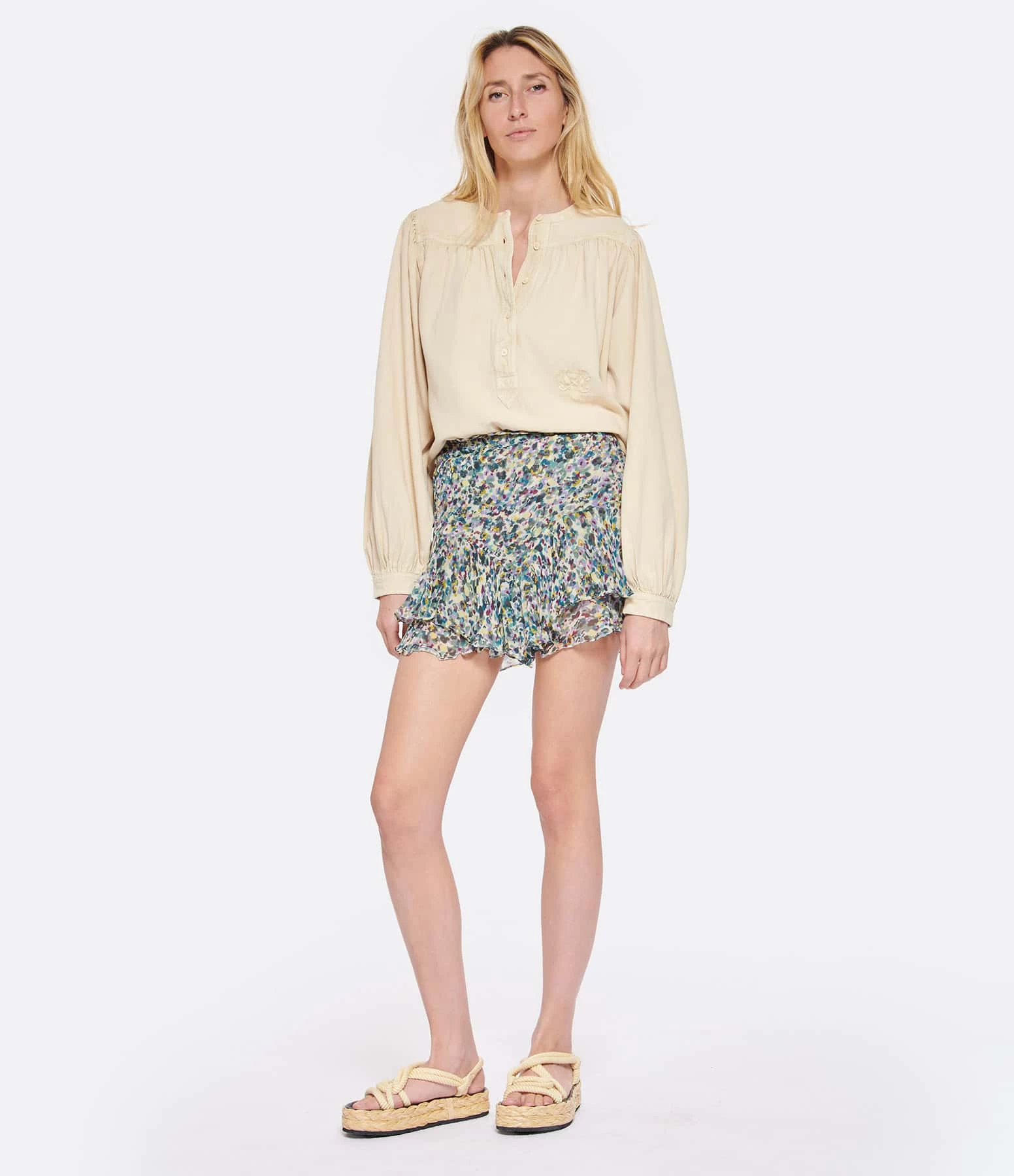 Zadig & Voltaire Blouse Tigy Coton Sugar 6 Zadig & Voltaire Blouse Tigy Coton Sugar – Image 6