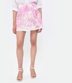 Zadig & Voltaire Jupe Jocky Coton Rose -Majestic Filatures shop zadig look20230223 352