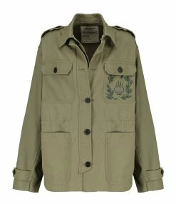 Zadig & Voltaire Manteau Kemi Coton Pickle