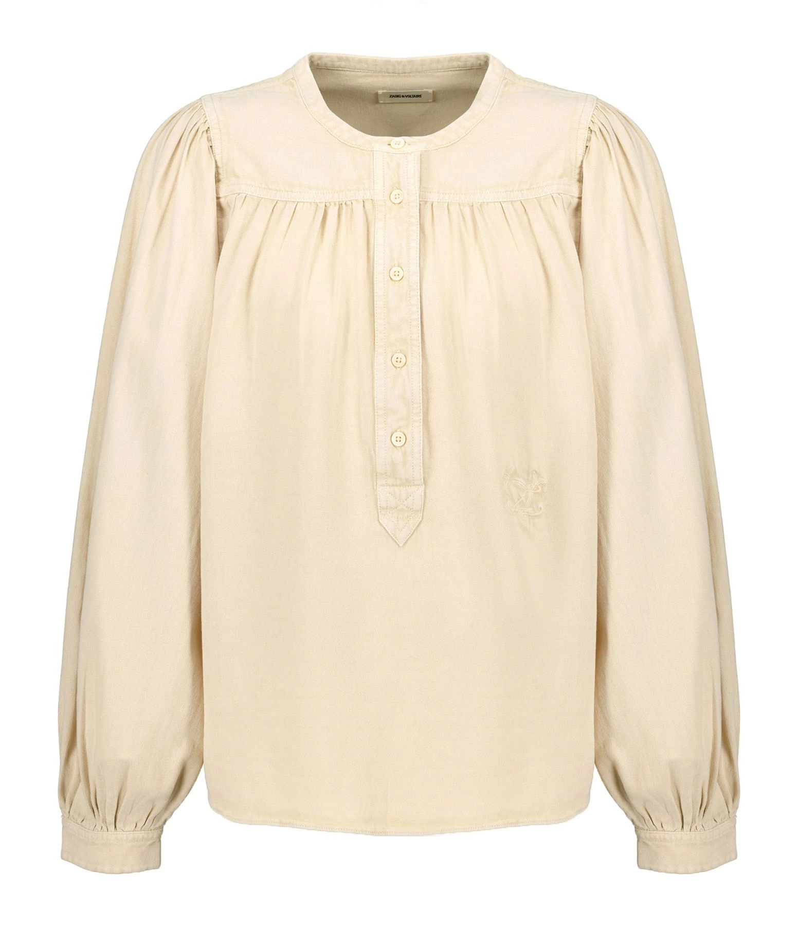 Zadig & Voltaire Blouse Tigy Coton Sugar 1 Zadig & Voltaire Blouse Tigy Coton Sugar