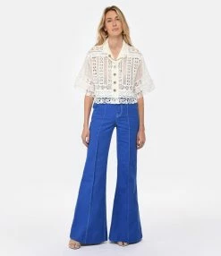 Zimmermann Chemise High Tide Nautical Lin Crème 9 Zimmermann Chemise High Tide Nautical Lin Crème -Majestic Filatures shop zimme look20230111 189